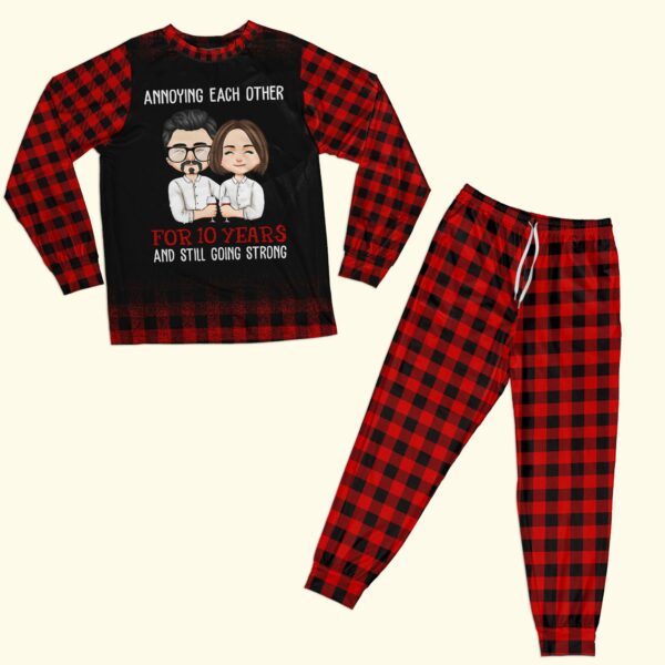 Annoying Each Other – Couple Pajamas – Personalized Pajama Set