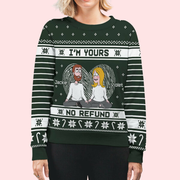 I’m Yours – Personalized Custom All-Over-Print Sweater